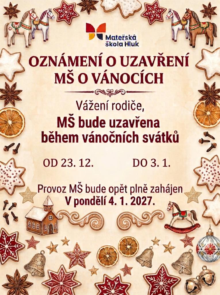 uzavření MŠ