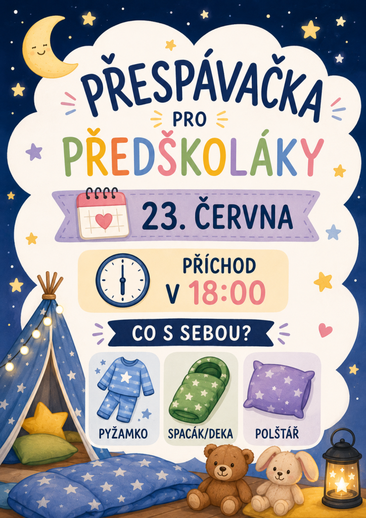 přespávačka předškoláků