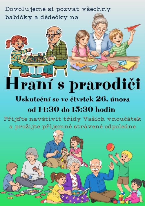 hraní s prarodiči